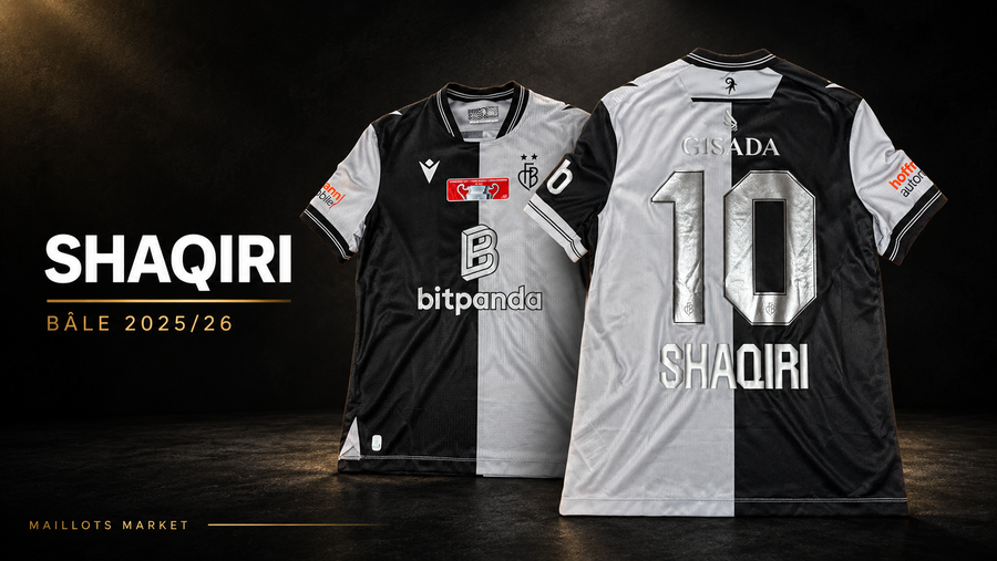 Maillot Shaqiri FC Bâle 2025/26 : une histoire de Coupe