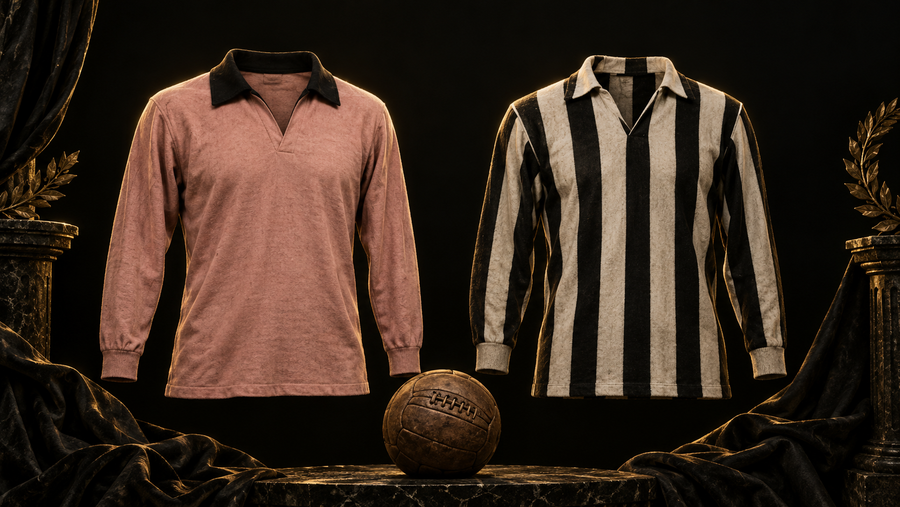 Juventus-Trikot: von Rosa zu schwarzen und weissen Streifen