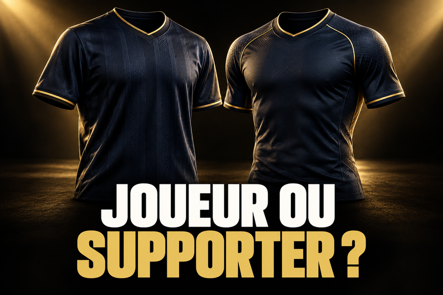Maillot version joueur ou supporter : quelles différences ?