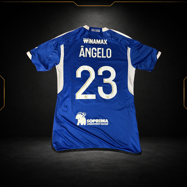 RC Strasbourg Home Jersey 2023/24 - Ângelo #23 (9,5/10) (S)