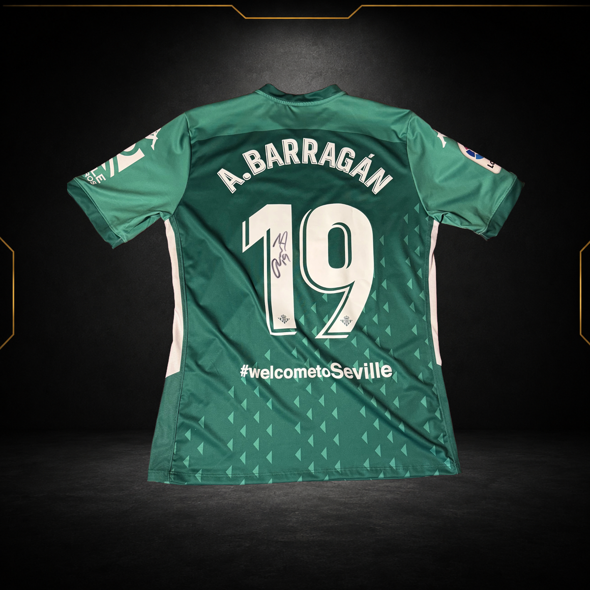 Real Betis Sonderedition Héroes Béticos 2019/20 A. Barragán #19 Signiert - Für ein Spiel vorbereitet (9,5/10) (M)