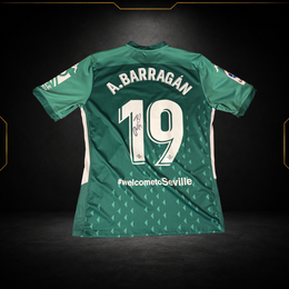 Real Betis Sonderedition Héroes Béticos 2019/20 A. Barragán #19 Signiert - Für ein Spiel vorbereitet (9,5/10) (M)