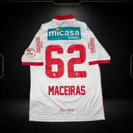 FC Sion Home Jersey 2016/17 Maceiras #62 (Signed and Worn) (L)