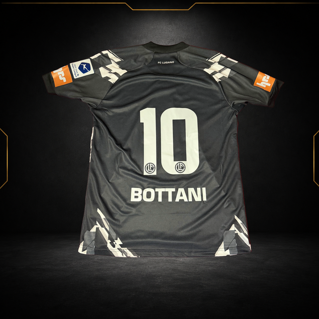 FC Lugano Home Jersey 2023/24 Bottani #10 - (9,5/10) (XL)