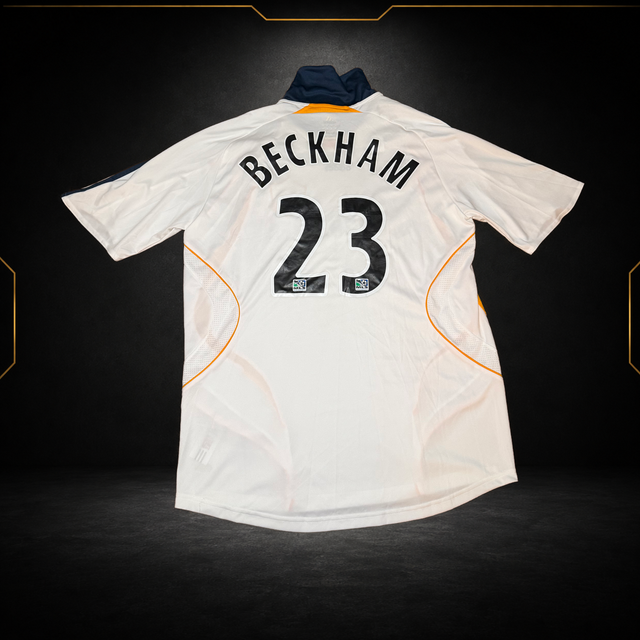 LA Galaxy Home Jersey 2007/08 David Beckham #23 – (8/10) (L)
