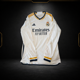 Real Madrid Home Jersey 2023/24 Long Sleeve (9.5/10) (L)