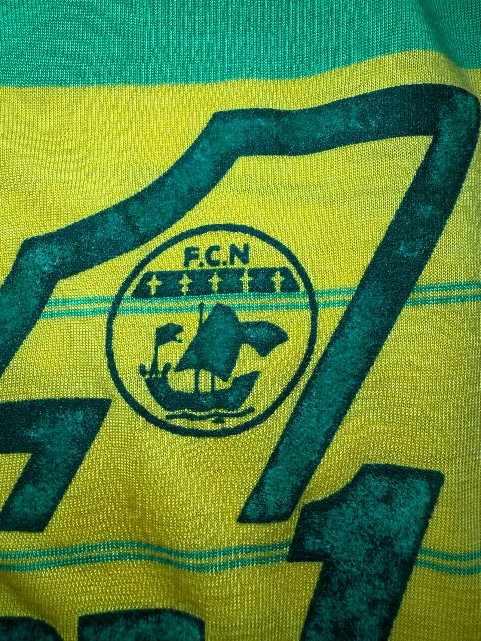 FC Nantes Heimtrikot 1985/86 Bruno Baronchelli – (8/10) (M)